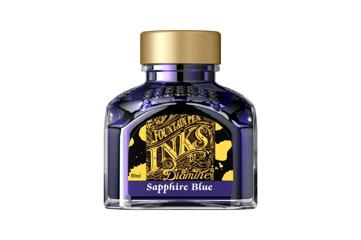 Diamine Sapphire Blue Bottled Ink 80 ml - Main Image