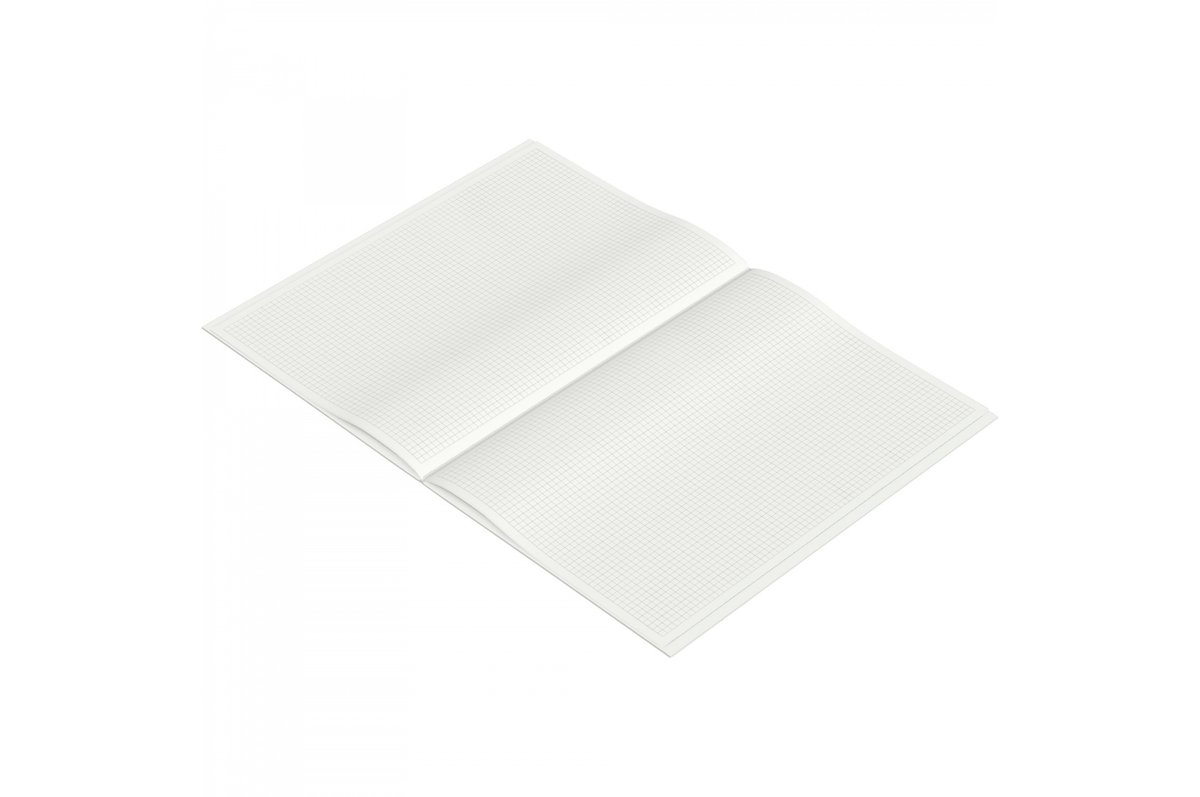 Graphilo Paper Graphilo - A4 White Grid Notebook - 64 pages