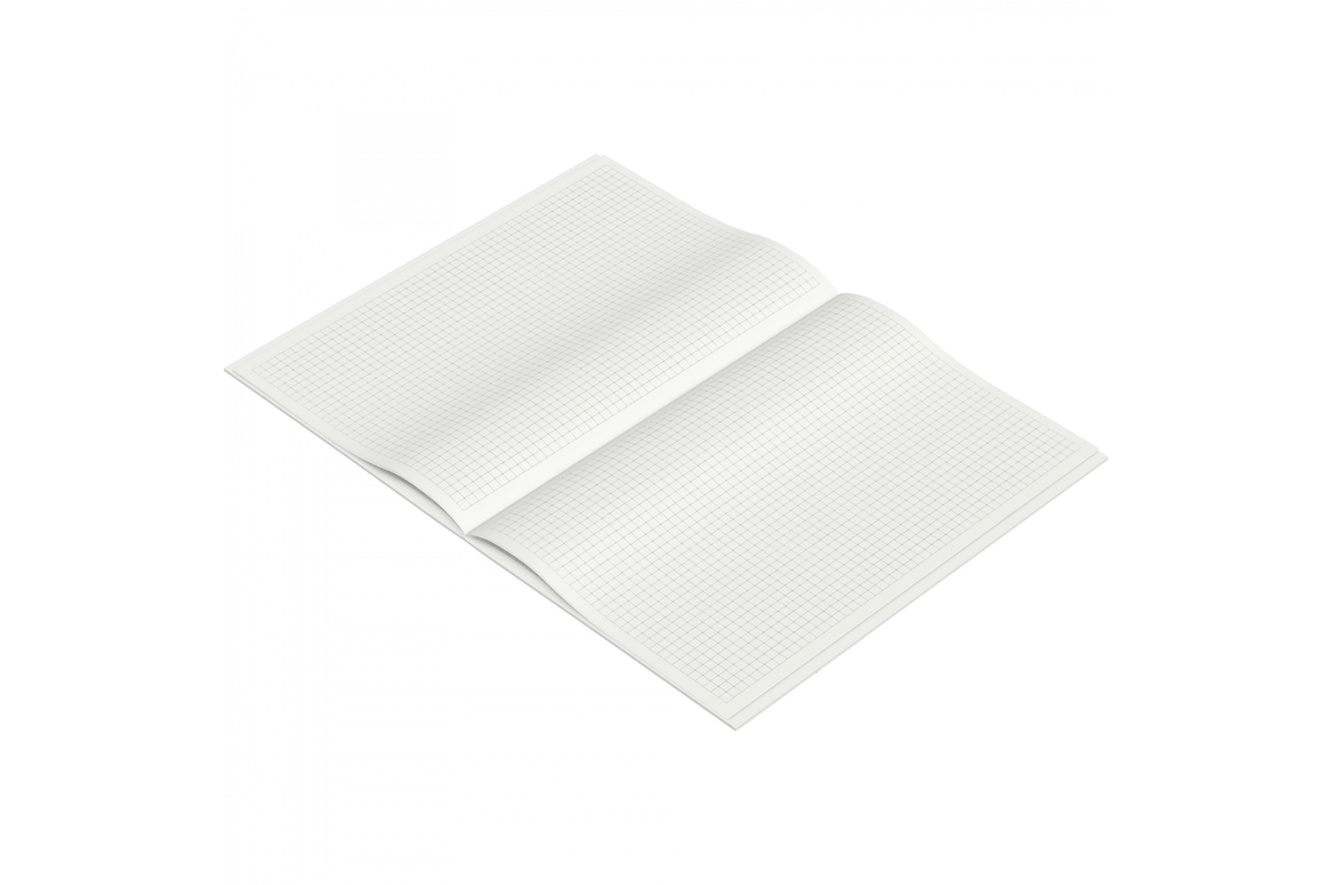 Graphilo Paper Graphilo - A5 White Grid Notebook - 64 pages