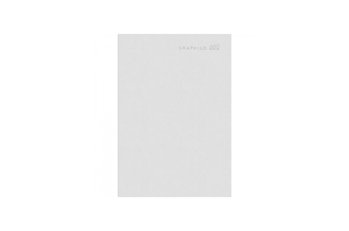 Graphilo Paper Graphilo - A5 White Grid Notebook - 64 pages