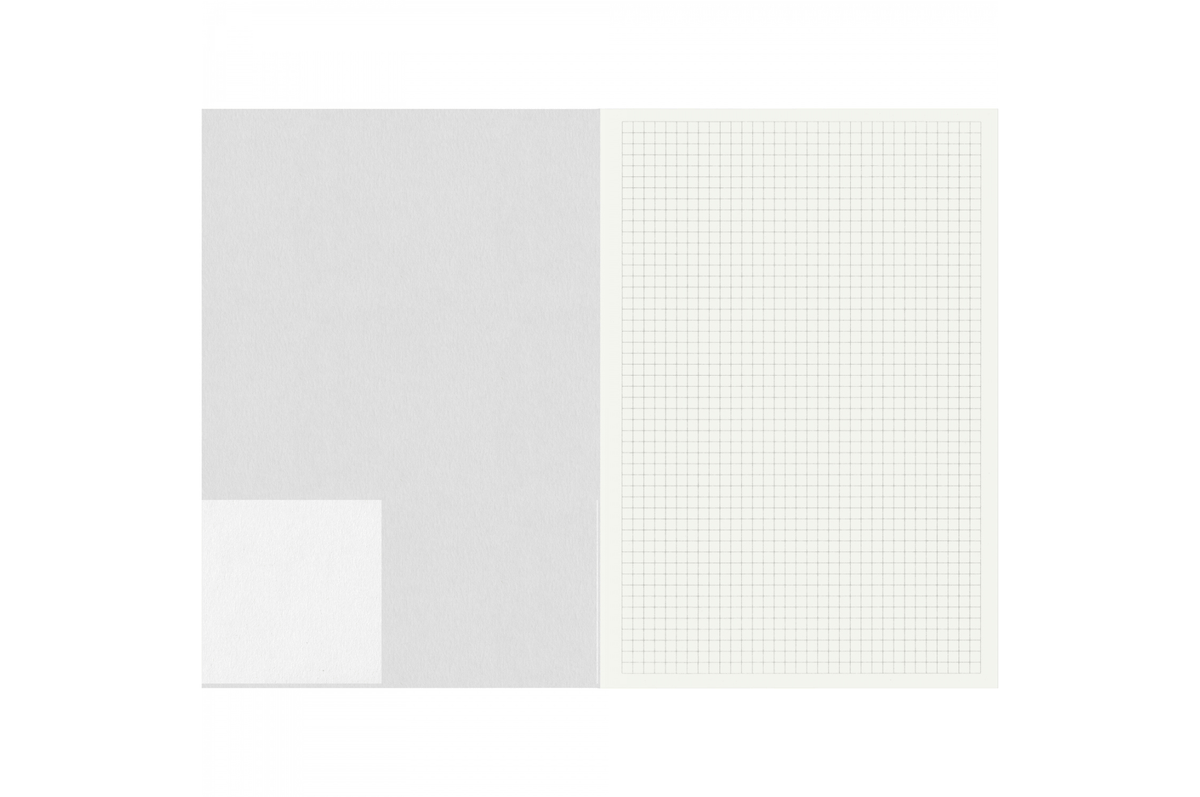 Graphilo Paper Graphilo - A5 White Grid Notebook - 64 pages
