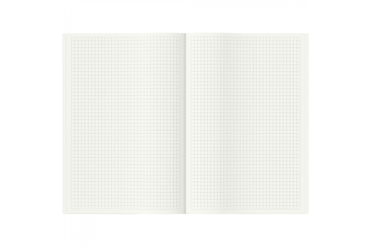 Graphilo Paper Graphilo - A5 White Grid Notebook - 64 pages