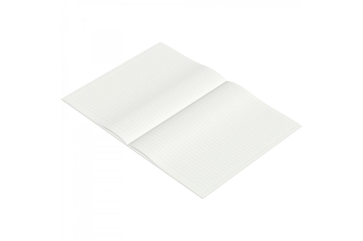 Graphilo Paper Graphilo - A4 White Lined Notebook - 64 pages