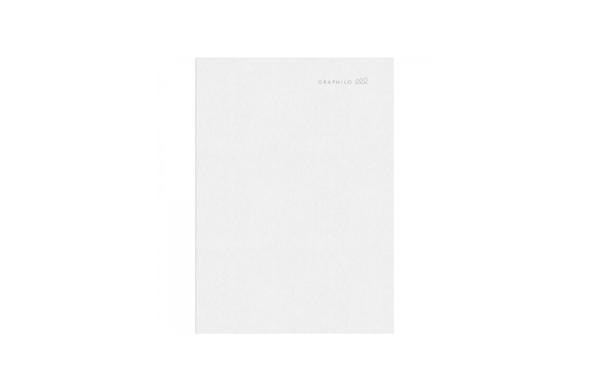 Graphilo Paper Graphilo - A4 White Lined Notebook - 64 pages