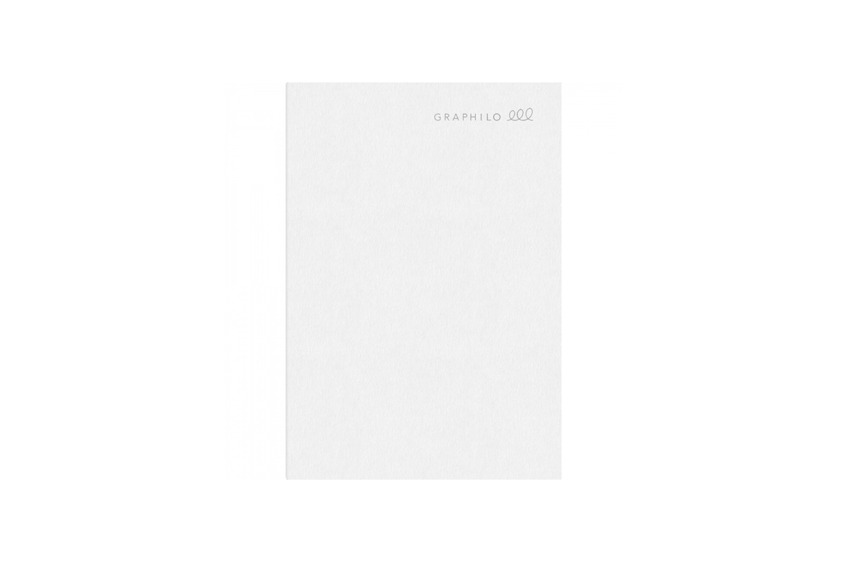 Graphilo Paper Graphilo - A5 White Lined Notebook - 64 pages