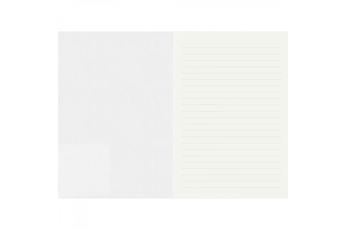 Graphilo Paper Graphilo - A5 White Lined Notebook - 64 pages
