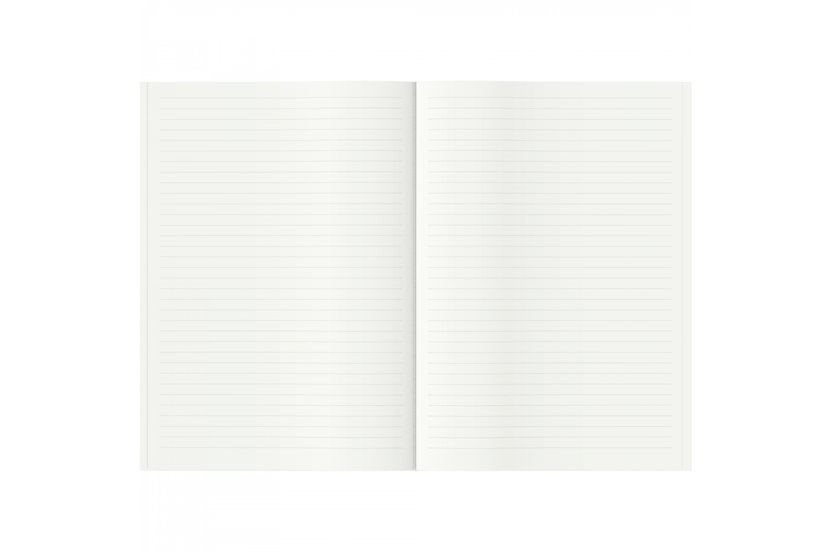 Graphilo Paper Graphilo - A4 White Lined Notebook - 64 pages