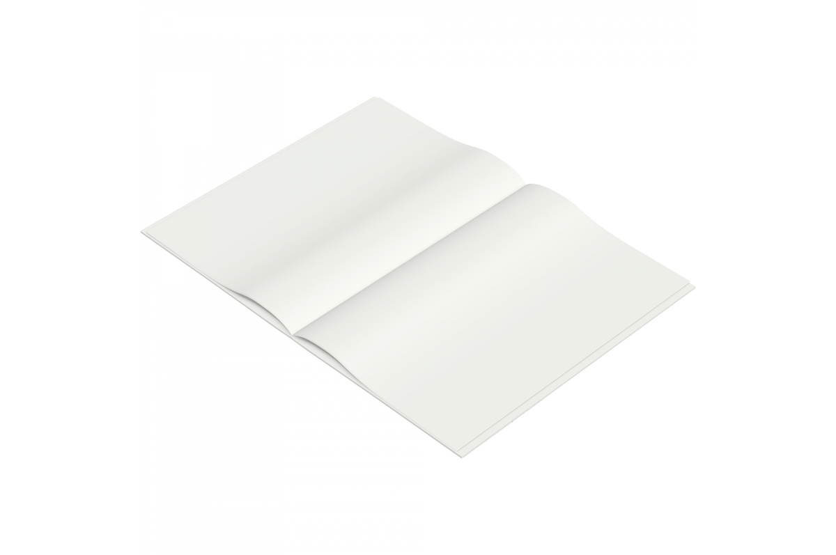 Graphilo Paper Graphilo - A5 White Plain Notebook - 64 pages