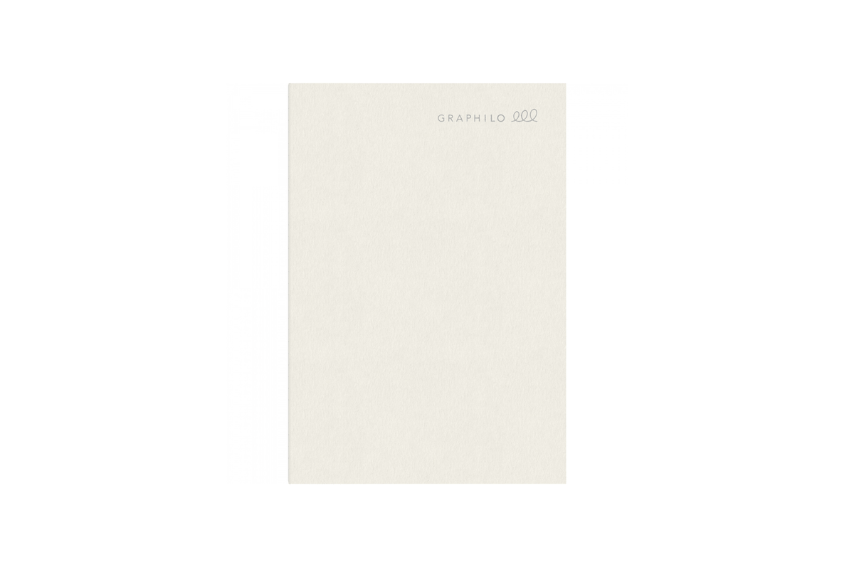 Graphilo Paper Graphilo - A5 White Plain Notebook - 64 pages