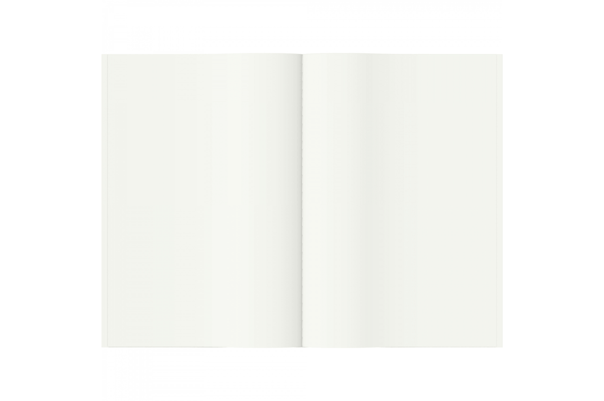 Graphilo Paper Graphilo - A5 White Plain Notebook - 64 pages