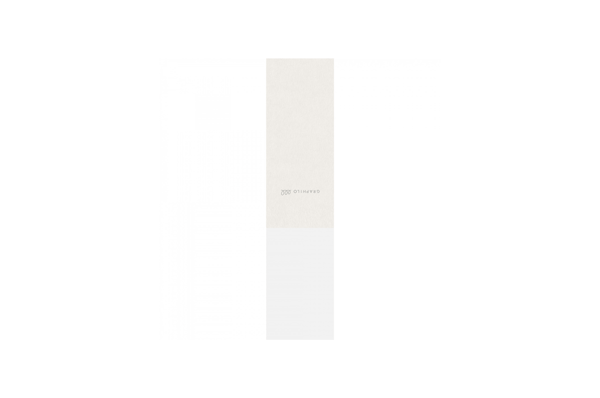 Graphilo Paper Graphilo - 182x84mm Ivory Lined Letter Pad - 30 sheets