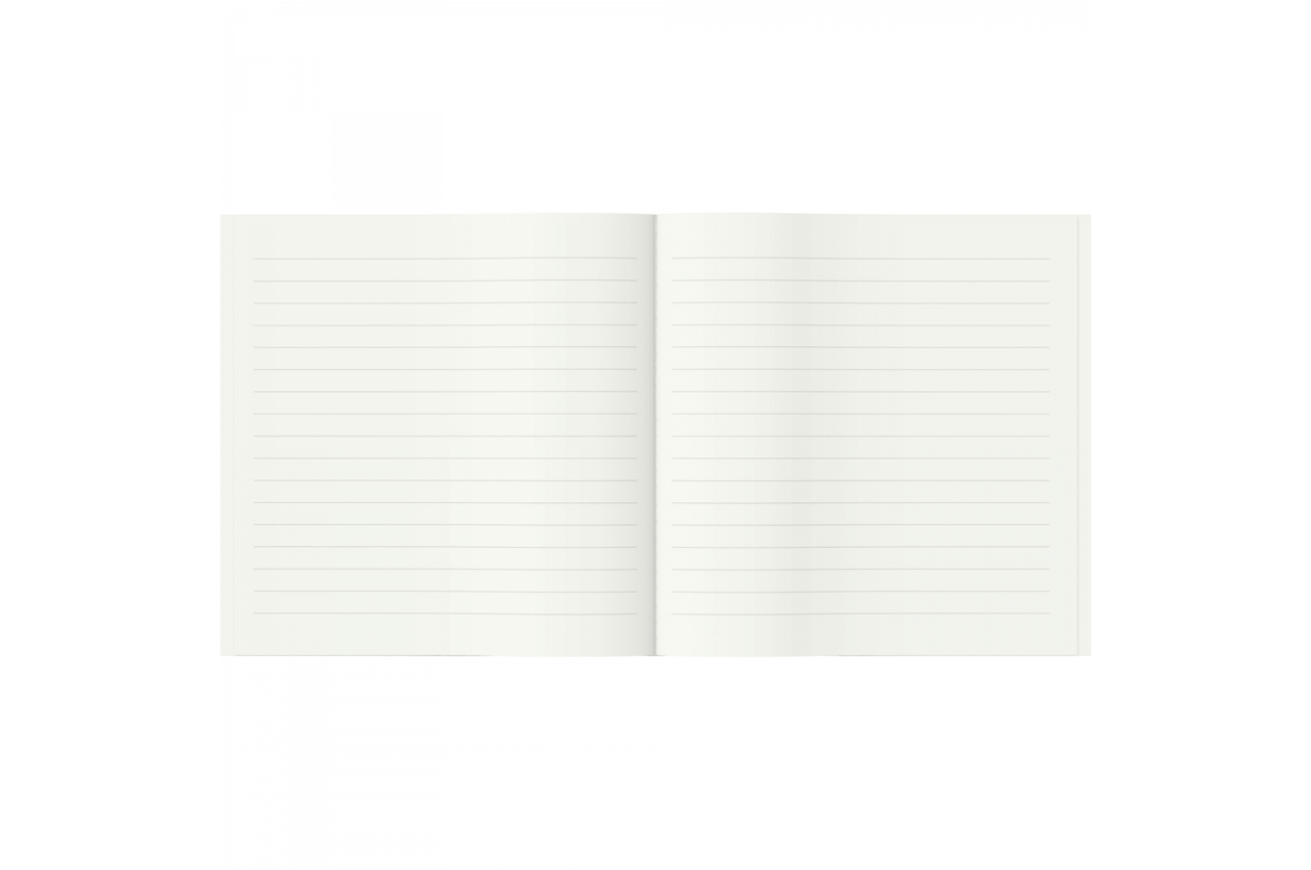 Graphilo Paper Graphilo - Square White Lined Notebook - 60 pages