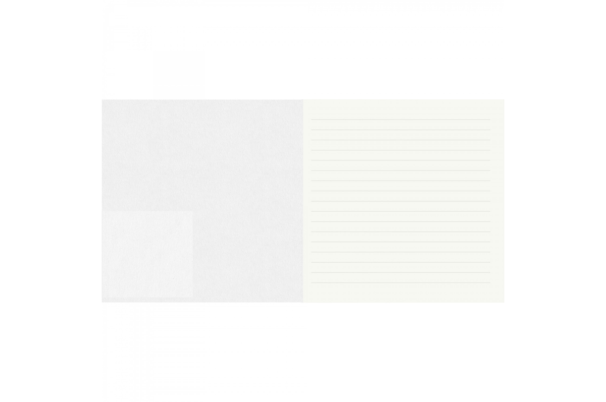 Graphilo Paper Graphilo - Square White Lined Notebook - 60 pages