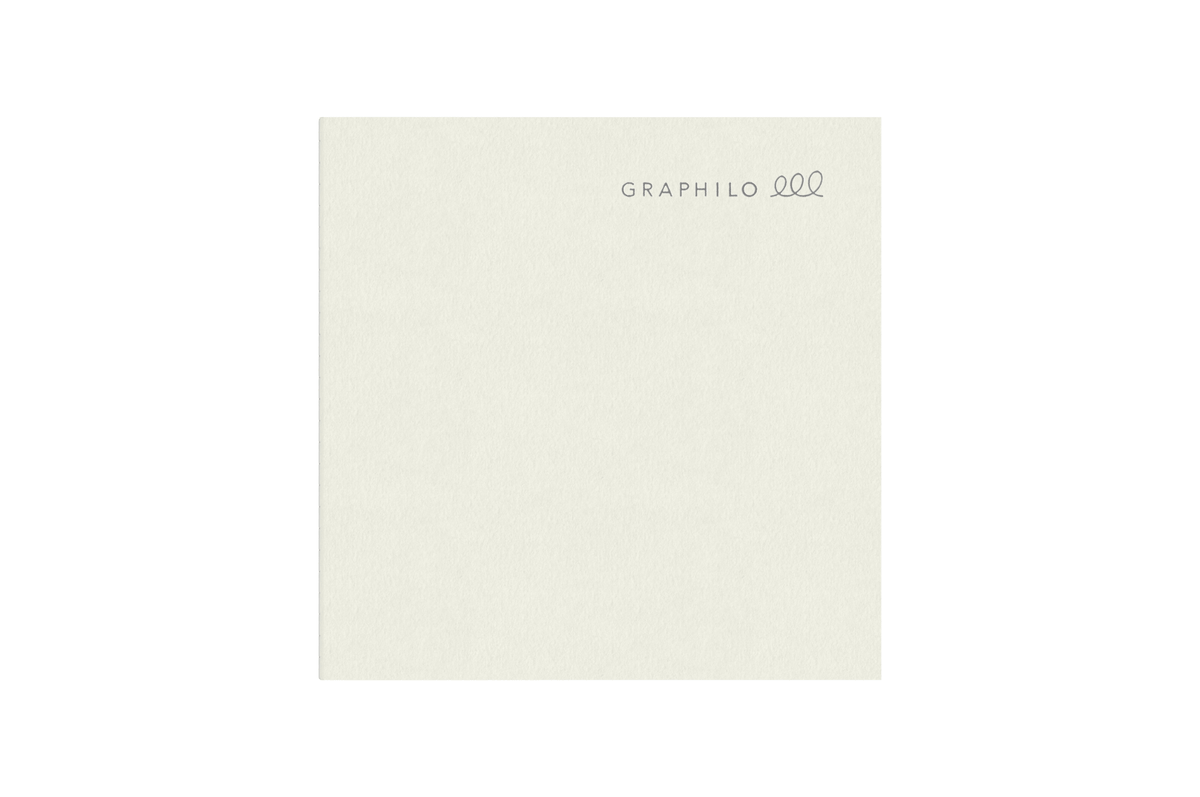 Graphilo Paper Graphilo - Square White Plain Notebook - 60 pages
