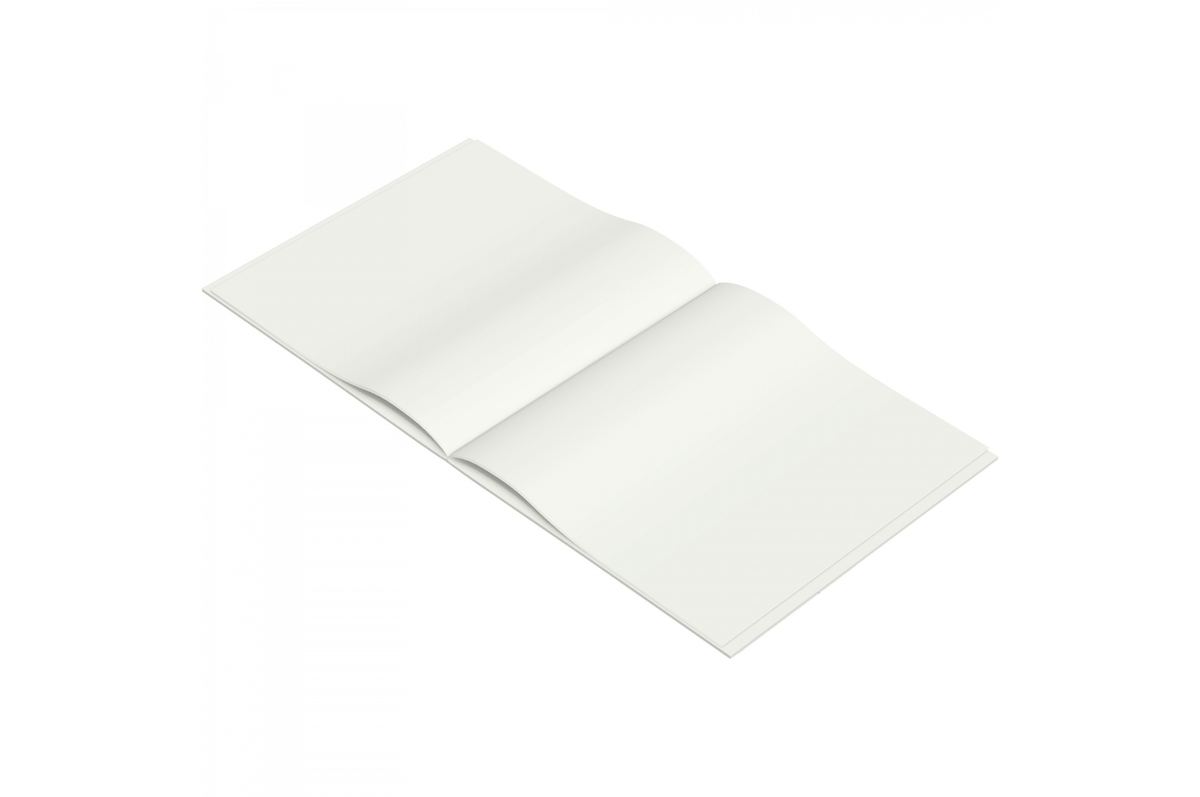 Graphilo Paper Graphilo - Square White Plain Notebook - 60 pages