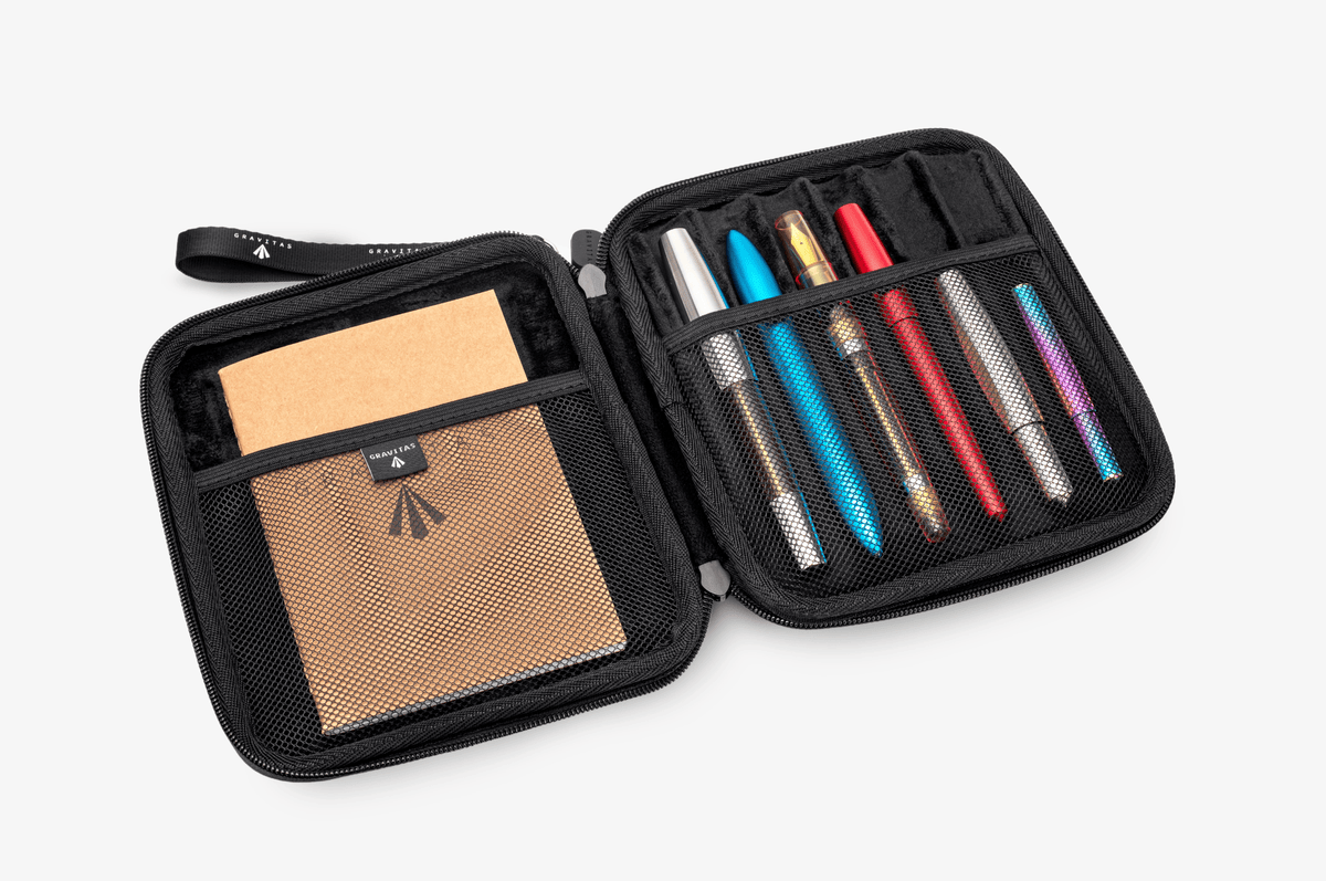 Gravitas Accessory Gravitas - 6 Slots Pen Case | Orange
