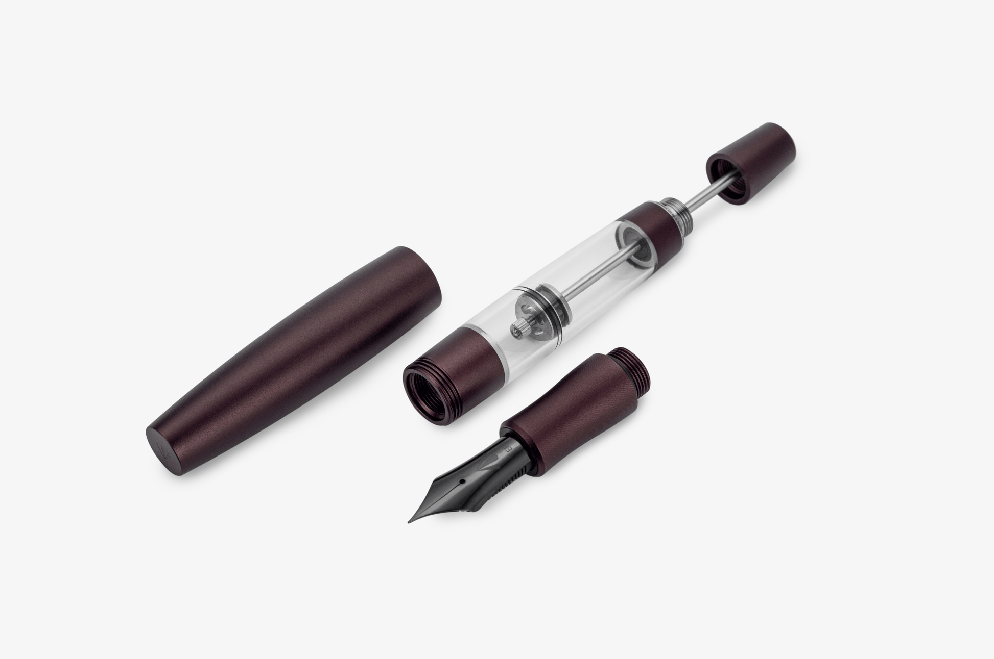 Gravitas Fountain Pen Gravitas - Monster Aluminium Cherry Velvet