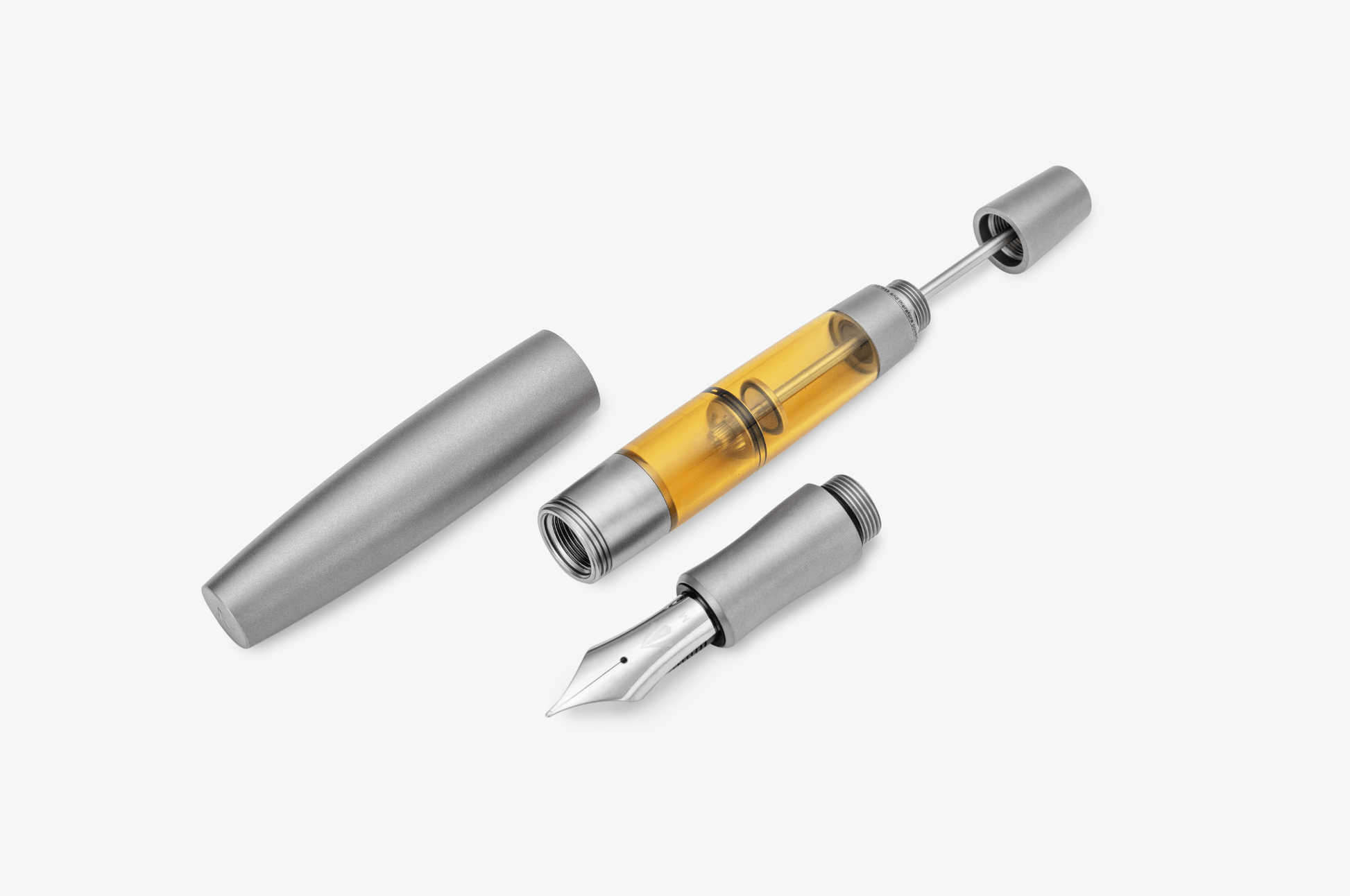 Gravitas Fountain Pen Grade - Monster Grade 5 Titanium Matte