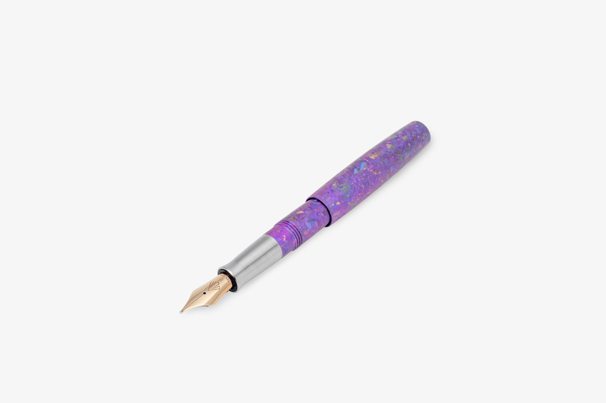 Gravitas Pens Gravitas - Dinkey Grade 5 Titanium Crystalized Anodized Purple