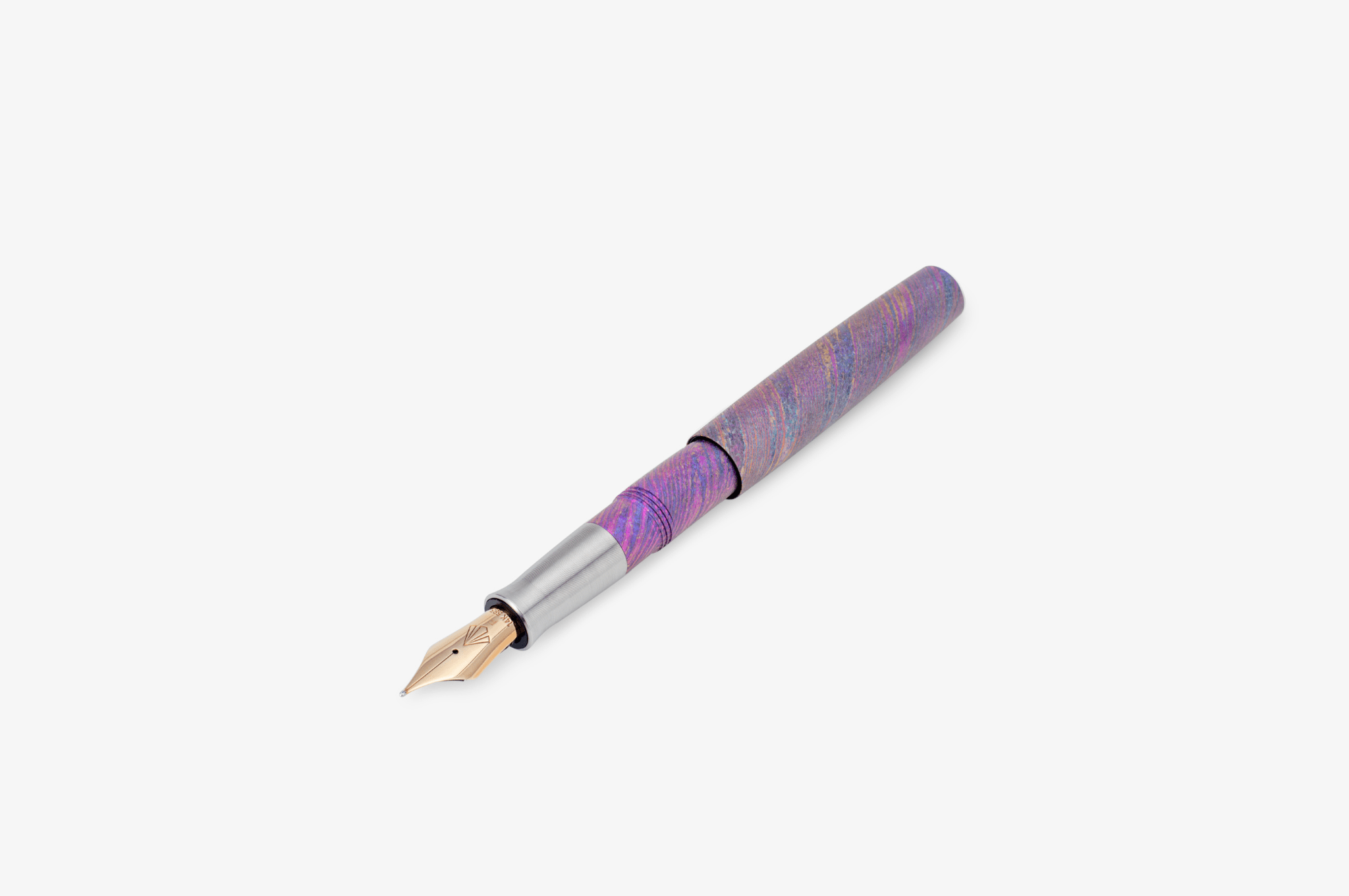 Gravitas Pens Gravitas - Dinkey Timascus Crystalized Anodized Purple