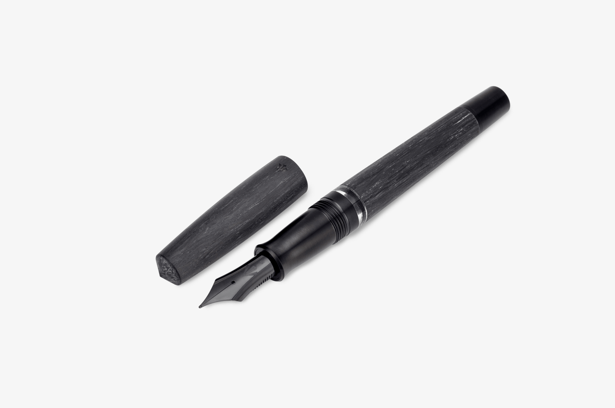 Gravitas - Piston Carbon Black – Gravitas Pens