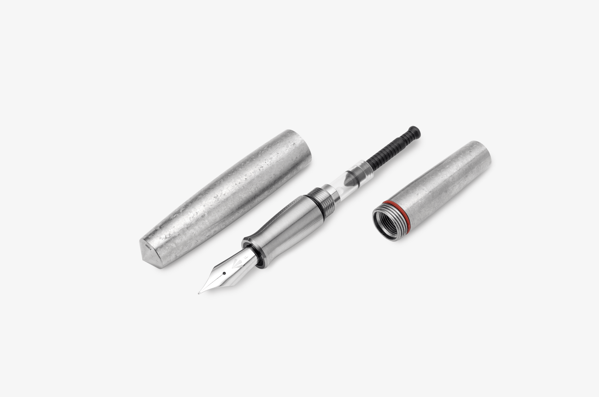Gravitas Fountain Pen Gravitas - Pocket Crystalized Titanium