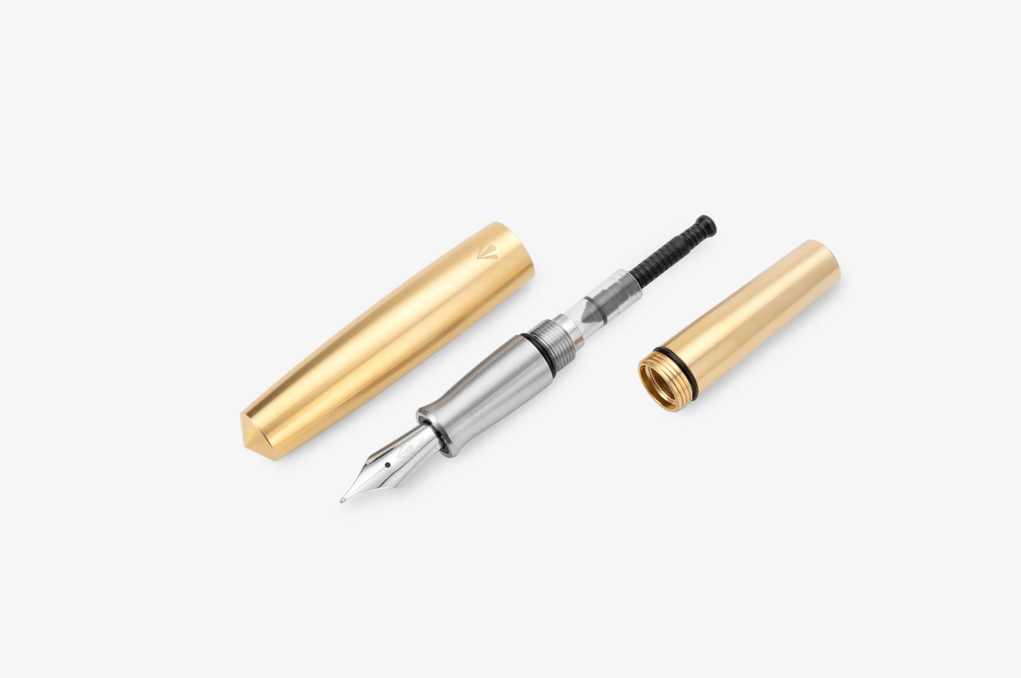 Gravitas Fountain Pen Gravitas - Pocket Raw Brass