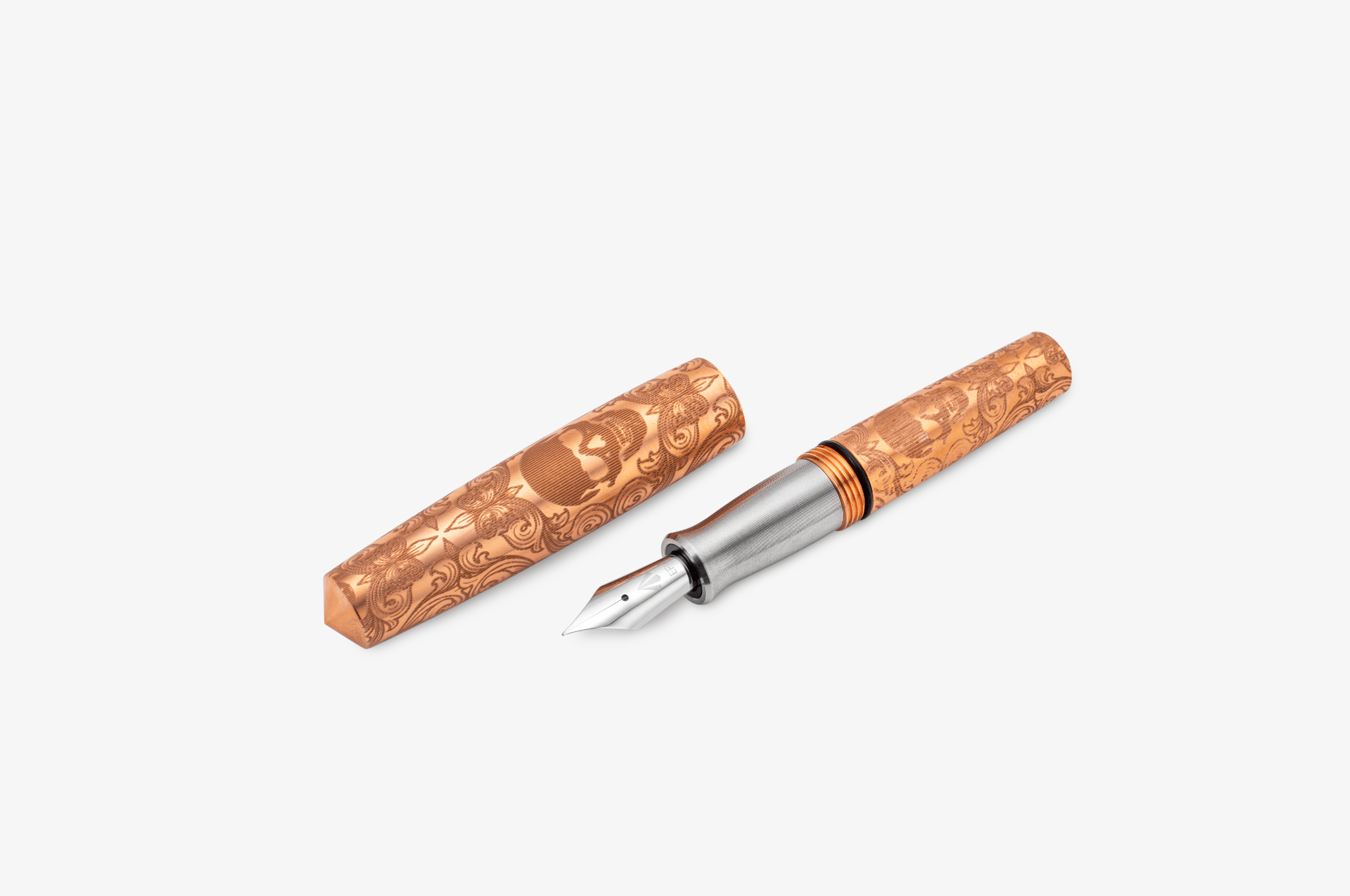 Gravitas Pens Members Area Gravitas Pocket - Skull Copper