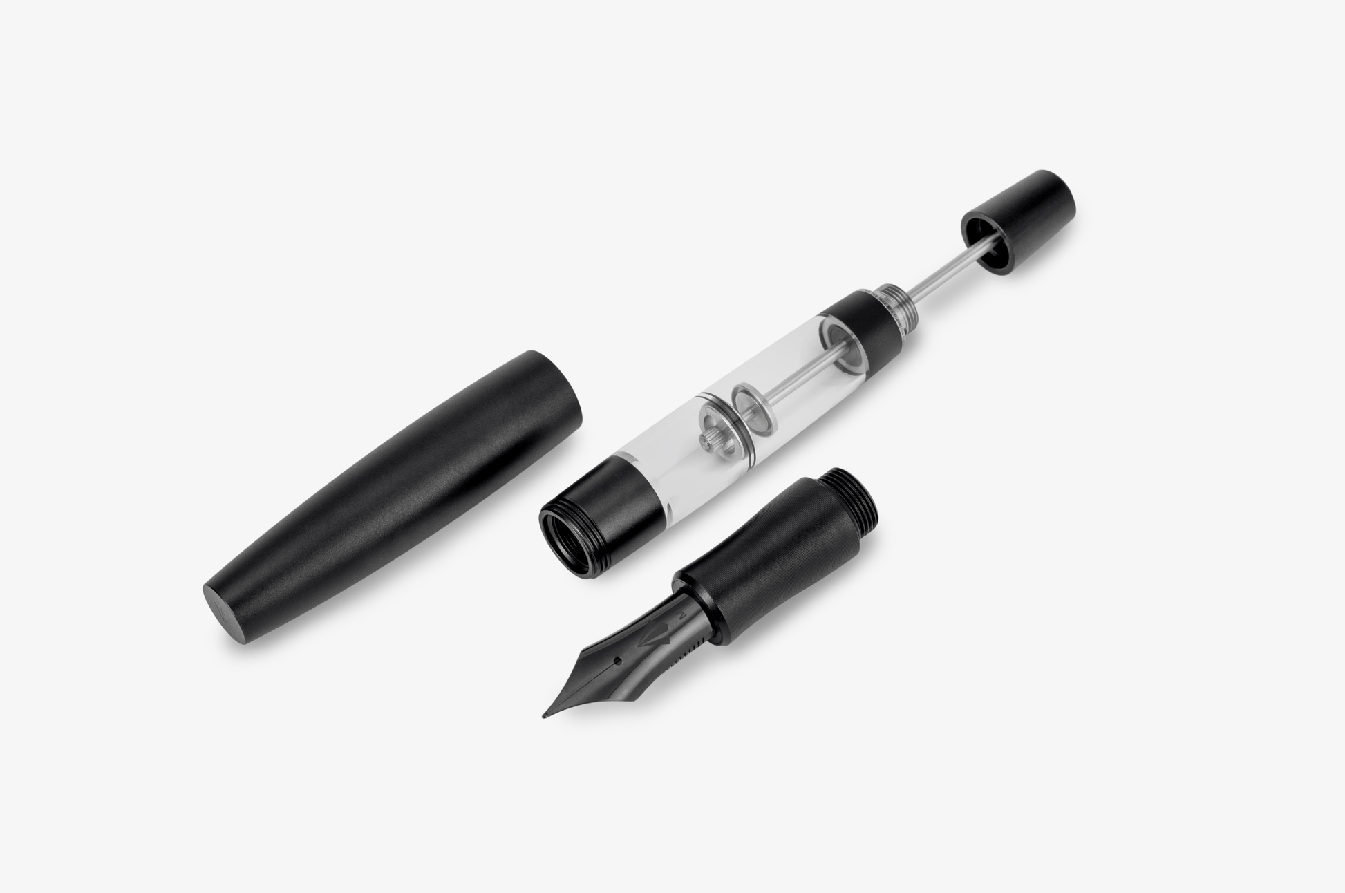 GRAVITAS PEN ブラックボールペン Gravitas - Monster Aluminium Black