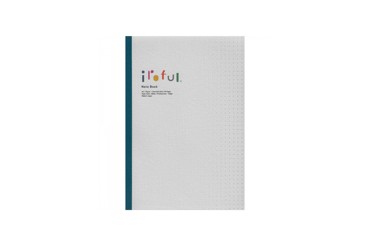 Iroful Paper Iroful - A5 Ivory Dot Grid Notebook | 160 pages
