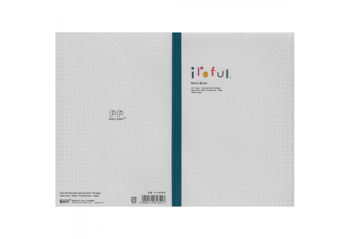 Iroful Paper Iroful - A5 Ivory Dot Grid Notebook | 160 pages