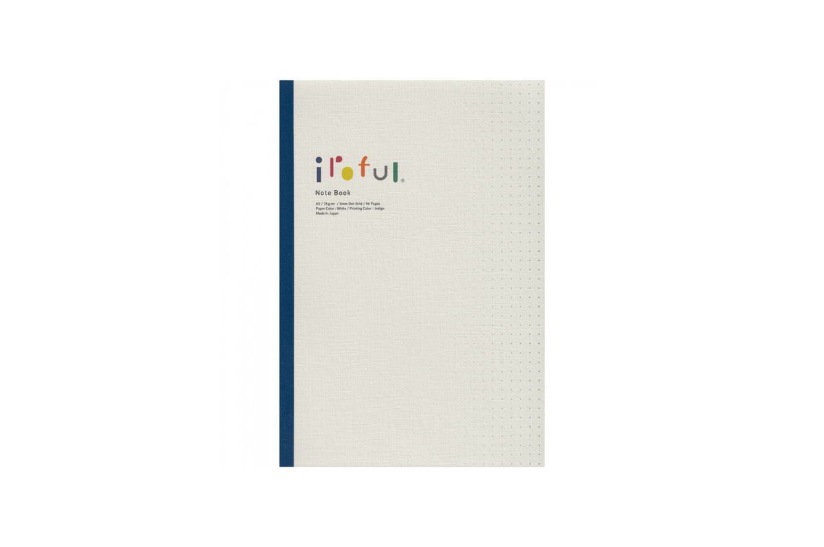 Iroful Paper Iroful - A5 Ivory Dot Grid Notebook | 96 pages
