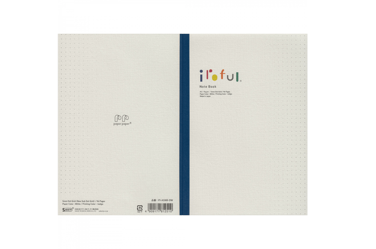 Iroful Paper Iroful - A5 Ivory Dot Grid Notebook | 96 pages