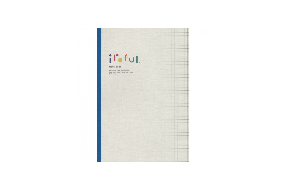 Iroful Paper Iroful - A5 Ivory Grid Notebook | 96 pages