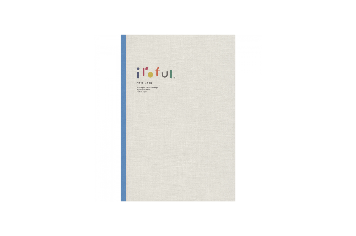 Iroful Paper Iroful - A5 Ivory Plain Notebook | 96 pages