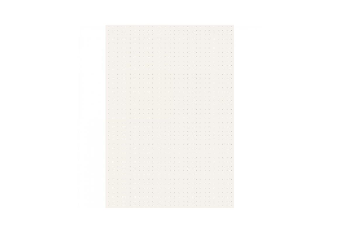 Iroful Paper Iroful - A5 Ivory Dot Grid Loose Sheets | 100 sheets