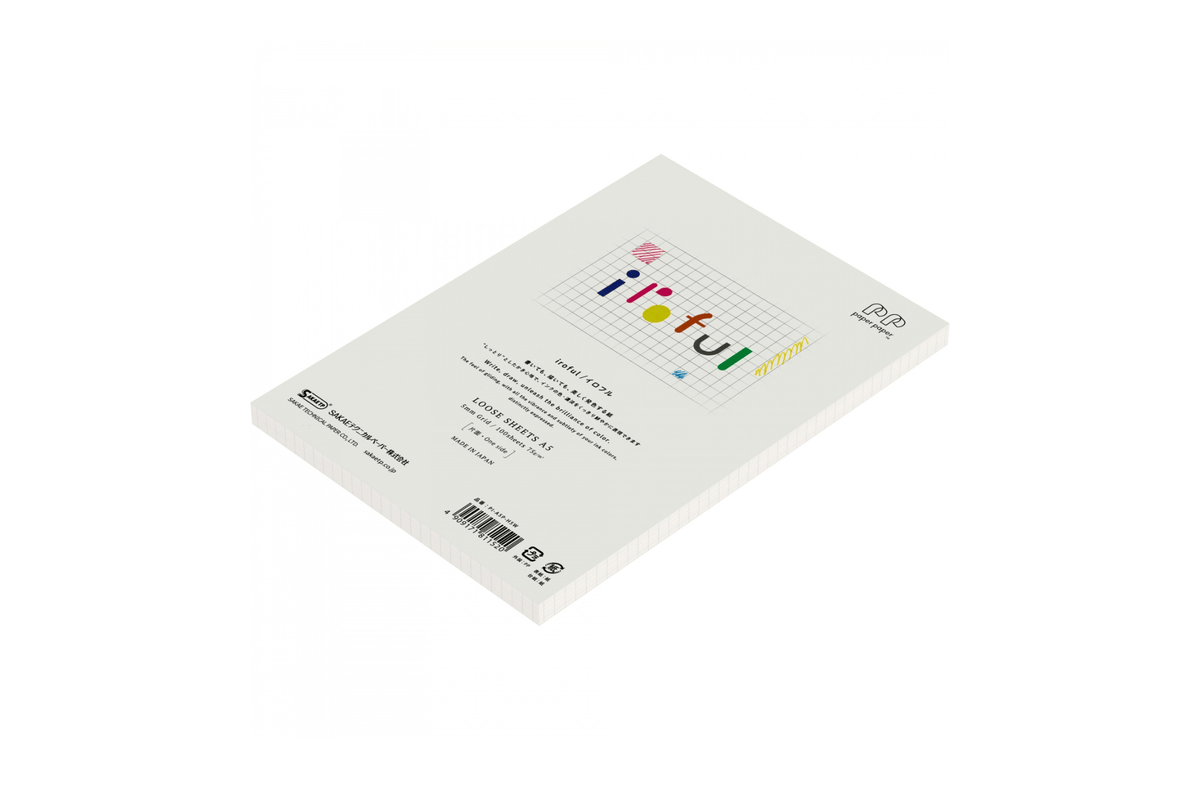 Iroful Paper Iroful - A5 Ivory Grid Loose Sheets | 100 sheets