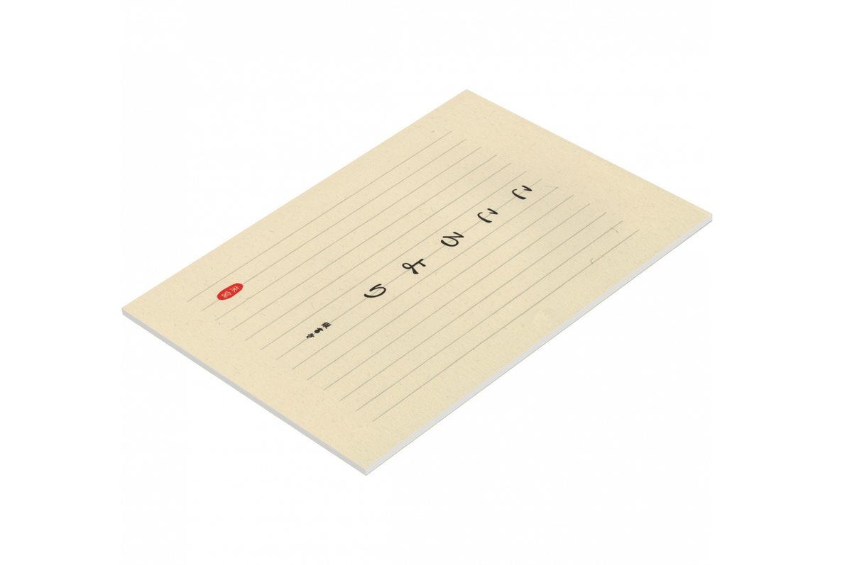 Life Paper Life - From the heart Letter Paper Pad B5 | Lined 30 pages