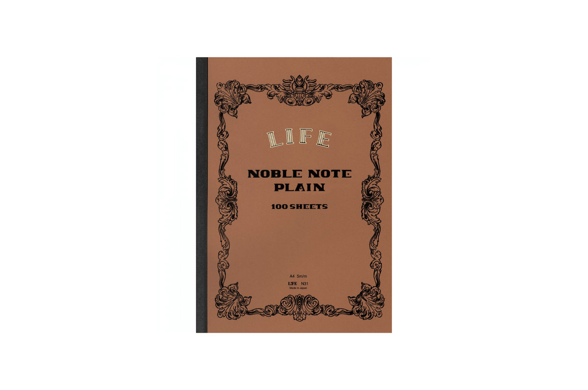 Life Paper Life - A4 Plain Ivory Noble Notebook - 200 pages