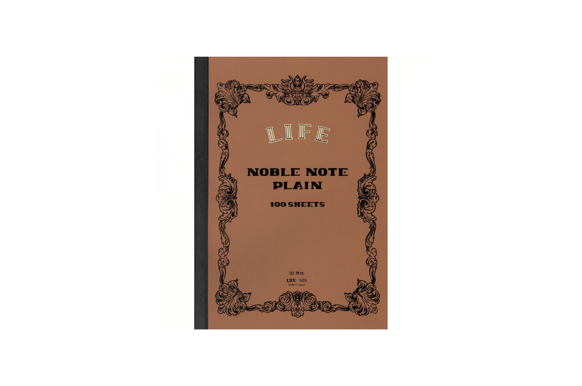 Life Paper Life - B5 Plain Ivory Noble Notebook - 200 pages