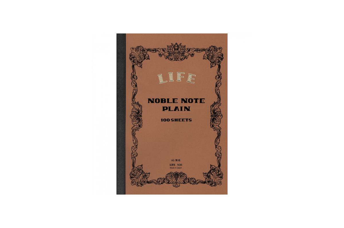 Life Paper Life - A5 Plain Ivory Noble Notebook - 200 pages