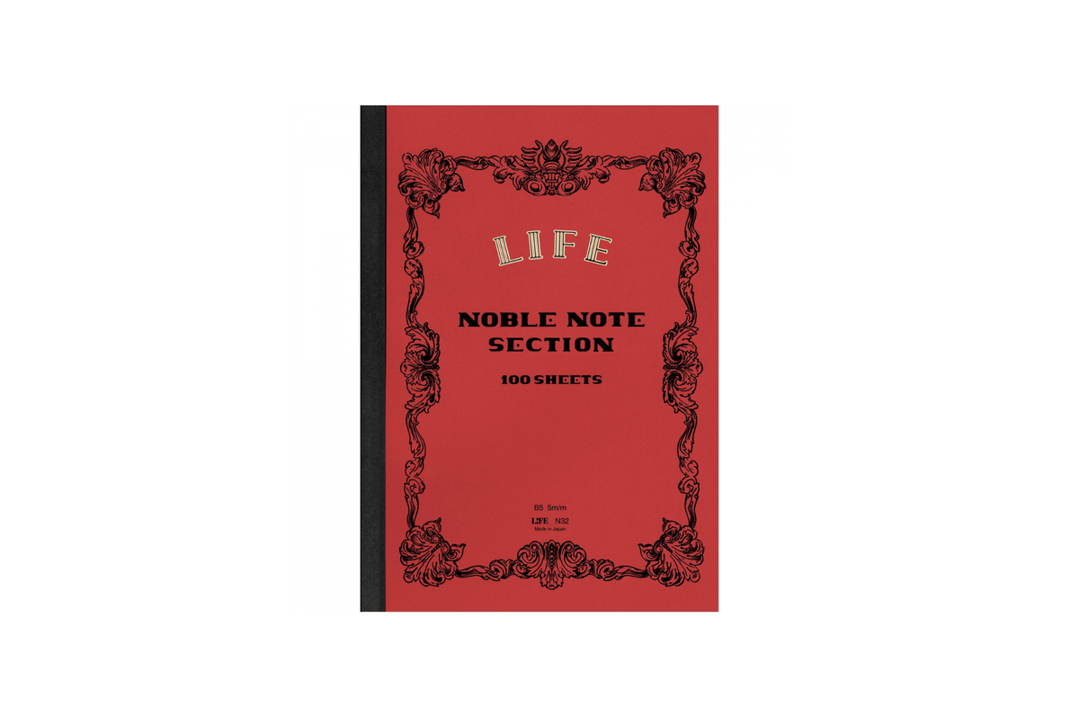 Life Paper Life - B5 Grid Ivory Noble Notebook - 200 pages