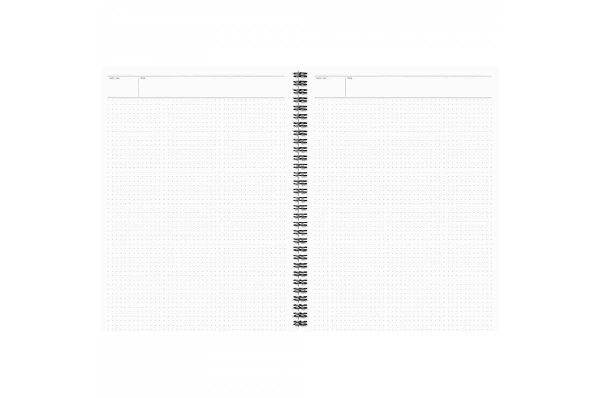 Maruman Paper Maruman - Mnemosyne 109 Black A4 Notebook | Dot Grid 140 pages