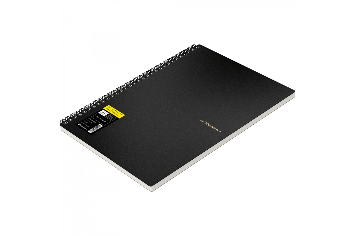 Maruman Paper Maruman - Mnemosyne 109 Black A4 Notebook | Dot Grid 140 pages