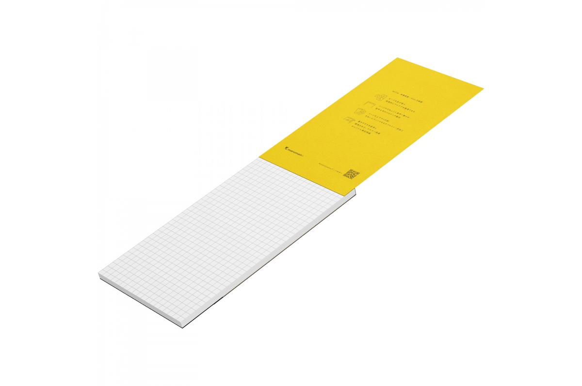 Maruman Paper Maruman - Mnemosyne 177 Black 100x170mm Notepad | Grid 100 pages