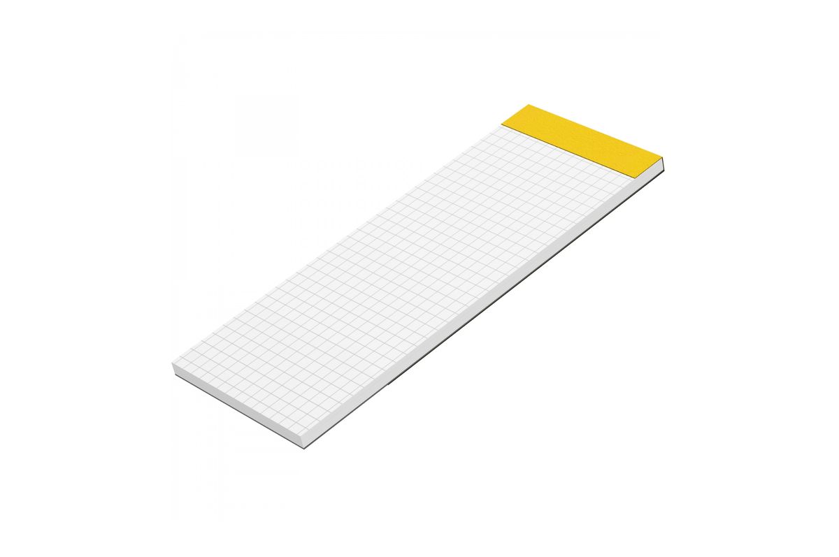 Maruman Paper Maruman - Mnemosyne 162 Black 75x188mm Notepad |  Grid 100 pages