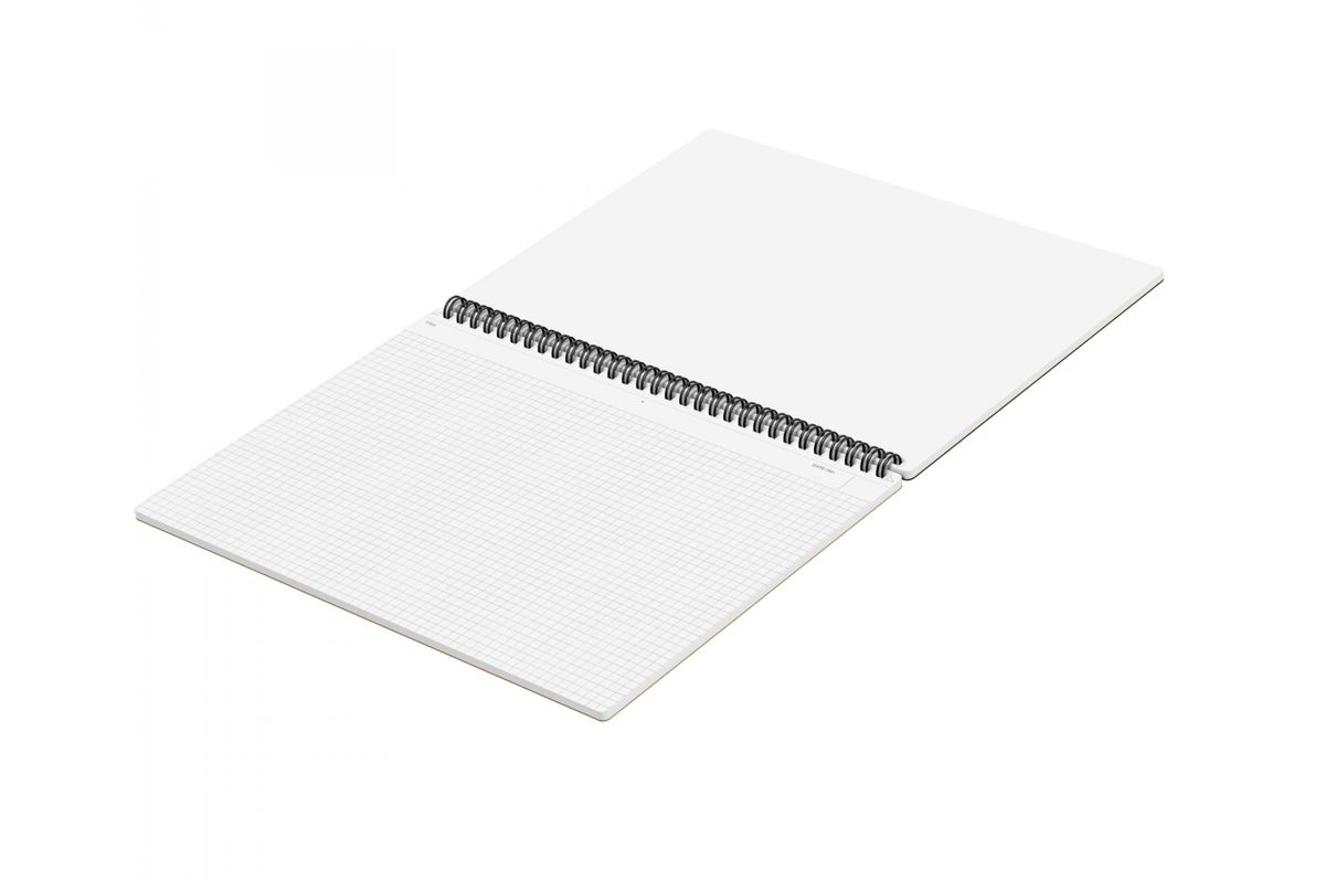 Maruman Paper Maruman - Mnemosyne 180 Black A4 Notebook | Grid 140 pages