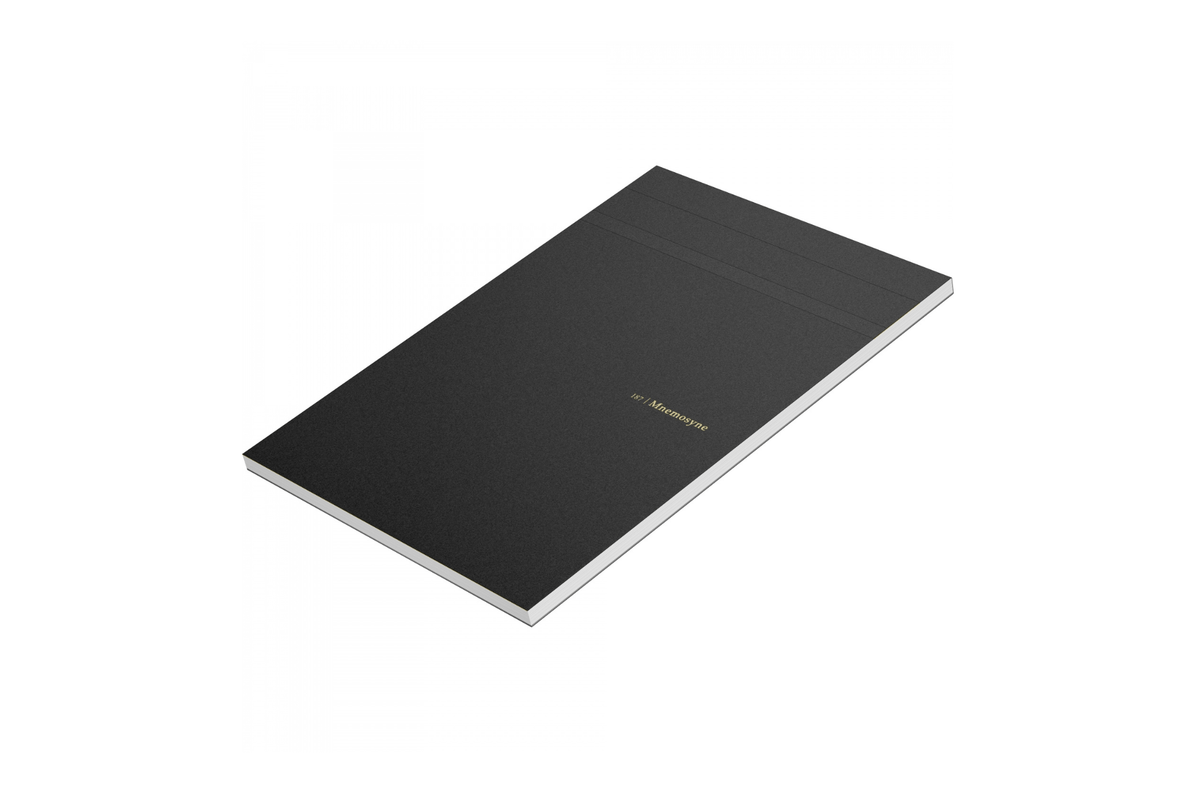 Maruman Paper Maruman - Mnemosyne 187 A4 Black Notepad |  Grid 140 pages