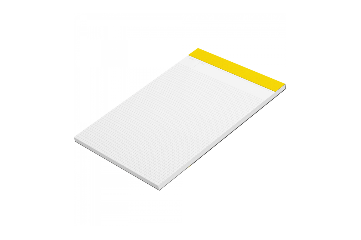 Maruman Paper Maruman - Mnemosyne 187 A4 Black Notepad |  Grid 140 pages