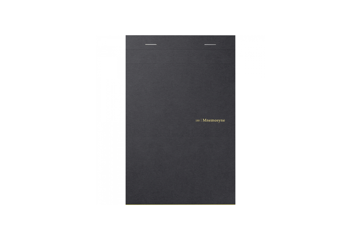 Maruman Paper Maruman - Mnemosyne 188 A5 Black Notepad |  Grid 140 pages